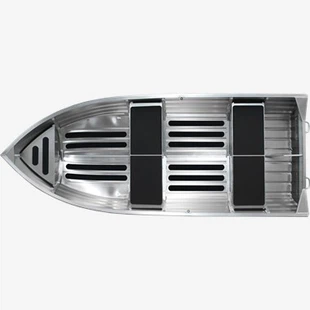 12 fot aluminium V-skrov fiskebåt