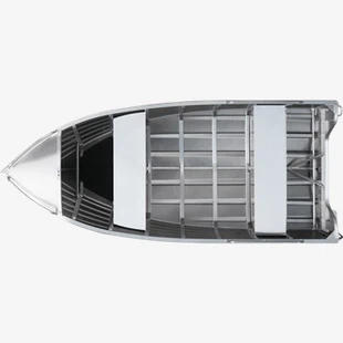 14 fots fiskebåt i aluminium